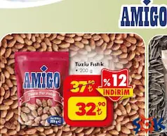 AMİGO TUZLU FISTIK 200 G